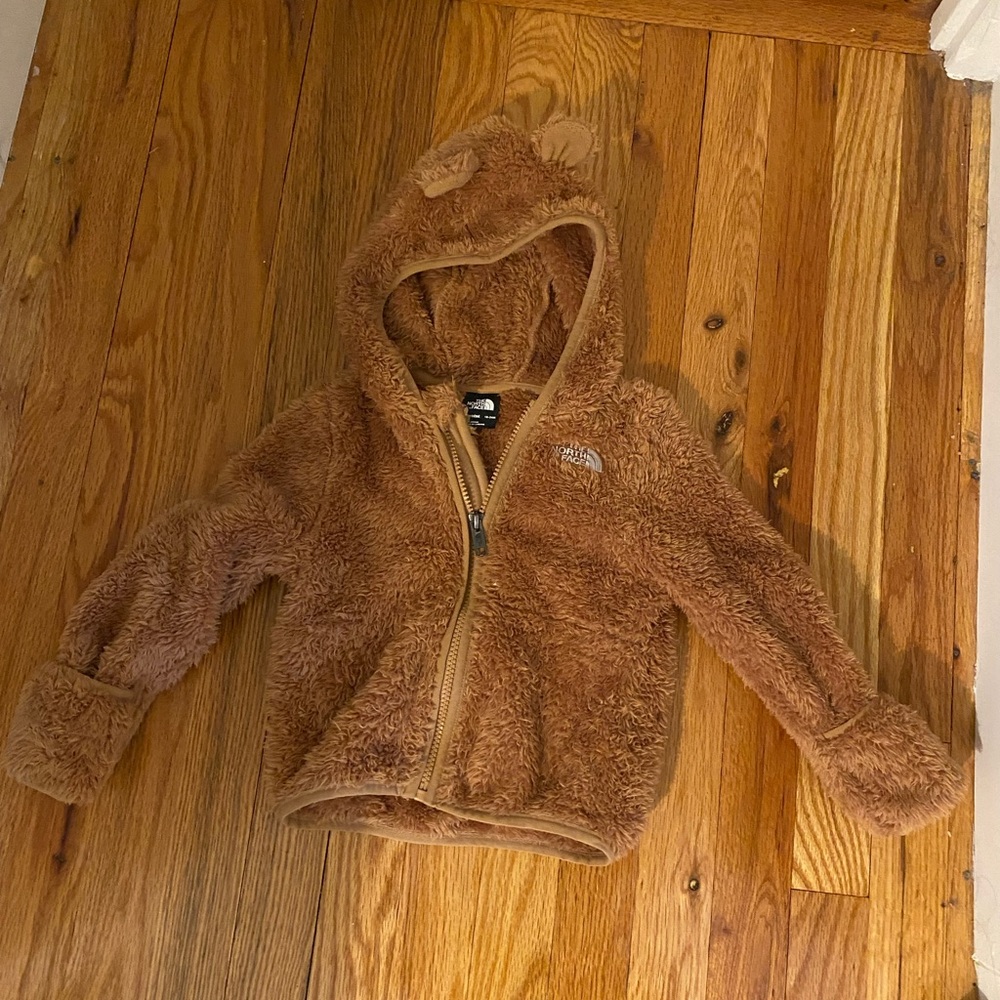 The North Face toddler Brown Fleece Hoodie